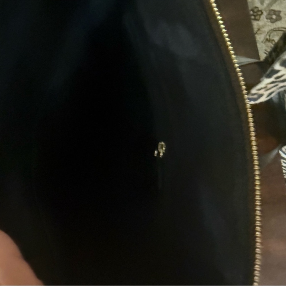 Coach Brown Signature Canvas Tote with Black Straps - Picture 7 of 12